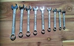 Vintage Nos Gedore 6MM - 14MM Metric Combo 9 Piece Wrench Set. Fixed Price $111.90.