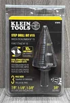 Klein Tools KTSB15 Double-fluted 3-STEP Drill Bit #15 (7/8", 1-1/8", 1-3/8"). Fixed Price $30.00.