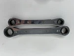 Lot Of Wright Usa Size 1/2, 9/16, 3/4, 5/8 9385 9383 Ratcheting Box End Wrench. Fixed Price $18.98.