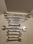 Vintage 12 Forged Usa Craftsmen Combination, Open And Closed-end Wrench Lot. Fixed Price $150.00.