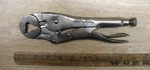 Vintage Peterson Dewitt,nebraska Vise-grip 10LW, "v" JAW,9-3/16",XLINT!. Fixed Price $22.99.