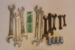 Lot Of 14 Piece Assorted Size Billings & Williams Vintage Tools Wrench Socket. Fixed Price $29.99.