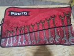Proto Angle Open End Wrench Set 14 Piece. Fixed Price $400.00.