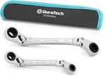 Duratech 4-IN-1 Flex-head Reversible Ratcheting Box Wrench Metric, Silver. Fixed Price $37.35.