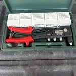 Marson 39001 HP2 Riveter Gun Kit In Case With Klik Fast Rivets. Fixed Price $69.95.