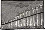 Allied International 16 Piece Combination Open And Box End Wrench Set Pouch. Fixed Price $47.99.