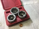 Matco Tools FF1463 3/8" Drive 3-PIECE Oil Filter Socket Set Metric Usa -nice. Fixed Price $34.95.