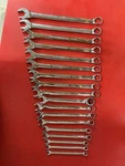 Gearwrench 18 Piece 12 Point Long Metric Set 6MM To 24MM. Fixed Price $145.00.