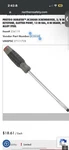 Make Offer New Proto Duratek Tether Ready Screwdriver JK51608R 13 Inch Authentic. Fixed Price $14.00.