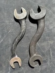 Vintage J Williams & Billings/spencer Co Curved Wrench Set Of 2. Fixed Price $20.00.