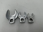 Craftsman 3/8" Drive 7/8 5/8 1/2 Open End Crow Foot V-43628-24-22 Made In Usa.. Fixed Price $24.95.