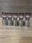 Crescent 3/4 Drive Sae 12-POINT Socket Set Chrome Steel 1-11/16 5 Pieces. Fixed Price $60.00.