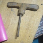 Cast Iron Bristol Torque Key Hex Allen Wrench. Fixed Price $13.00.