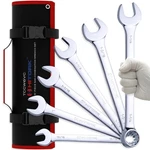 Hitork 6-PIECE Large Sae Wrench Set, 12-POINT Box End, Drop Standard, Silver. Fixed Price $47.90.
