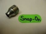 Snap-on Tools Usa 3/8" Drive 6PT Chrome 1/4" Socket FS-081. Fixed Price $8.49.