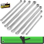 Swanlake 8PCS Extra Long Double Box End Wrench Set Crv Metric 8MM To 24MM. Fixed Price $48.95.