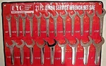 Sae 21 Pc Jumbo Hydraulic Line Service Large Open End Wrench Set Aviation. Fixed Price $189.95.