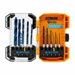 Spyder 19017 10-PIECE Hss Twist Drill Bit Set, 1/4" Speed Hex. Fixed Price $47.86.