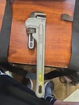 Ridgid 12" Aluminum Straight Pipe Wrench - Model 812 47057 Made Usa. Fixed Price $40.00.