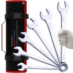 Hitork 6-PIECE Large Sae Wrench Set, 12-POINT Box End, Drop Forged Chrome-pla.... Fixed Price $44.80.