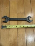 Netsuren H42185 Double Open End Metric Wrench X 23 Jis 4630 - Nice. Fixed Price $14.99.