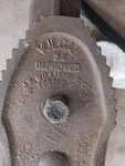 J.h. Williams Vulcan NO.34 Improved Chain Pipe Wrench , Drop Forged Usa. Fixed Price $120.00.