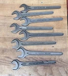 Netsuren Japan Wrench Spanner Lot Of 8 Metric 13 14 16 Mm Vintage Jis B 4630 Nos. Fixed Price $30.00.