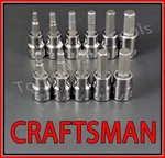 Craftsman 11PC 3/8 Dr Sae Metric Mm Hex Allen Key Bit Ratchet Wrench Socket Set. Fixed Price $24.99.