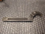 Vintage Armstrong Tools 34-360 1/4" 3" Adjustable Pin Spanner Wrench. Fixed Price $34.80.