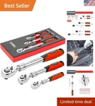 Extendable Ratchet Wrench Set Multi-size, High-quality Hand Tools. Fixed Price $73.99.