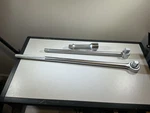 Vintage Wright Tool 1 Drive 30 Ratchet, Extension And Breaker Bar. Fixed Price $225.00.