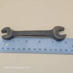 Vintage Berylco Usa W101 7/16" X 1/2" Open End Brass Wrench Non-sparking. Fixed Price $13.78.