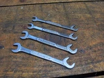 Snap 4-PIECE Ds-series 4-WAY Angle Open-end Midget Ignition Wrench Set Usa. Fixed Price $40.00.