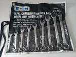 Allied Combination Open End Wrench Set Piece Metric Brand New !! 7-19 Mm. Fixed Price $37.40.