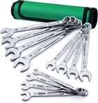 Sk Combination Wrench Set, Metric 8 To 19MM, 12-PIECE, Superkrome Finish, Premiu. Fixed Price $116.95.