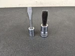 #BO573 Snap On Tools SW32A Flathead Slotted Bit Socket 1/2" Drive + F25D. Fixed Price $29.95.