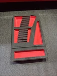 New Snap On FMWRS19B Foam Tray For OXISAE01FBR Midget Combo Wrench Set. Fixed Price $124.99.