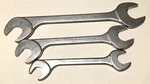 (3)VINTAGE PROTO#3352,3364,3380 13/16,1,1 1/4 Way Angle Open End Wrenches Usa. Fixed Price $69.99.