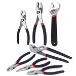 Fastpro 7-PIECE Utility Pliers And Wrench Set, Includes 8" Black & Red. Fixed Price $35.94.