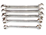 Snap On Usa Piece Sae Point Double End Flare Nut Wrench Set RXFS605B Nice. Fixed Price $199.95.
