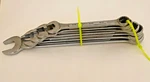 Vintage Great Neck Japan 7PC Combination Wrench Set 9/16 - 1" Forged Alloy Steel. Fixed Price $30.00.