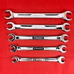 Snap-on 9MM-21MM RXM605 Metric Double End Flare Nut Line Wrench Set. Fixed Price $142.50.