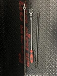 Snap-on Tools Mac 1/2" Flex Head Ratchet Breaker Bar Impact Extension Set 3PC. Fixed Price $325.00.