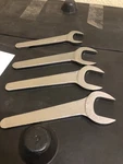 Vintage Armstrong Usa Service Wrench Lot Of 4 Satin Finish Imperial. Fixed Price $120.00.