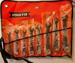 Proto Jscv 10F-24F 8 Pc Sae Reverse Comb Ratchet Spline Wrench Set Black L45. Fixed Price $206.99.