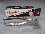 Fredrix Canvas Pliers Extra Wide Sure Grip Serrated Jaws 7400 Chrome Plated Euc. Fixed Price $14.99.