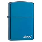 Zippo Windproof Lighter Sapphire High Polish Blue With Logo (20446ZL). Fixed Price $30.56.