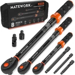 Torque Wrench Set 8PCS 10-2 Inch.lb 5-180FT.LB 10-180FT.LB Upgraded Drive. Fixed Price $124.99.