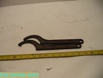 QTY=2: Gedore 40 80-90 Hook Wrench With Lug. Fixed Price $49.94.
