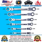 6 Flexible Head Extra Long Ratcheting Wrench Combination Heavy Duty Spanner Tool. Fixed Price $40.89.